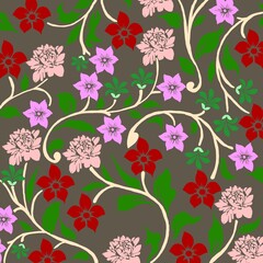 Fototapeta premium Flowers background
