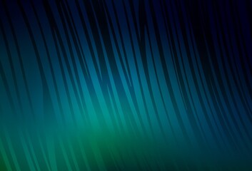 Dark Blue, Green vector pattern with wry lines.