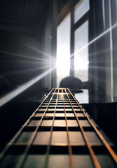 Guitar and sun...