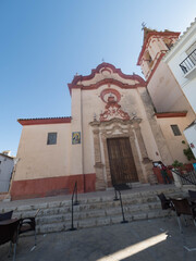 Iglesia de Santa María de la Mesa, en Zahara de la Sierra, Cádiz, Andalucía, España