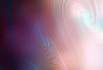 Light Pink vector pattern with bent lines.