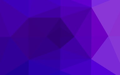 Obraz premium Light Purple vector polygon abstract background.