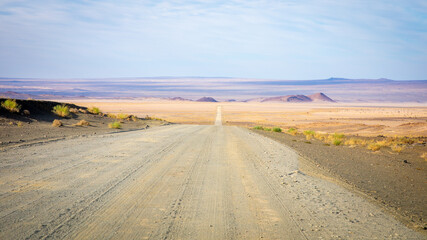 Fototapeta na wymiar The roads of Namibia in Richtersveld Transfrontier Park.