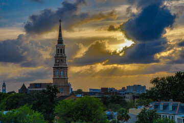 Obraz premium Overview of Charleston, North Carolina