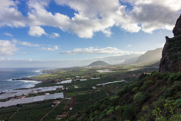 Sunrise in Punta Teno in the north of Tenerife (Spain)