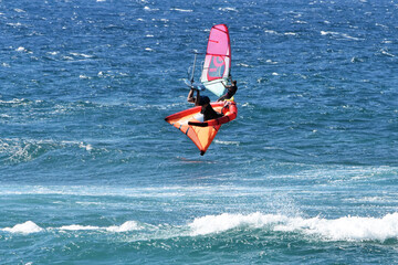 Foiling and windsurfing
