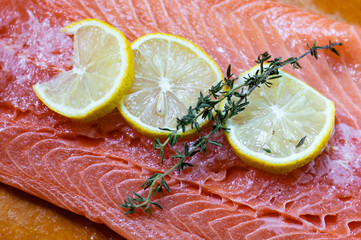 Salmon, Lemon and, Thyme
