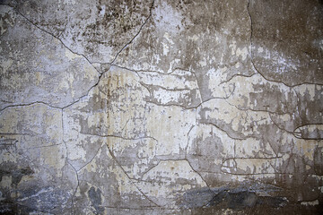 Chipped stone wall