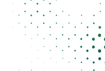 Light blue, green vector template with circles.