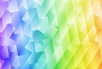 Light Multicolor vector pattern in square style.