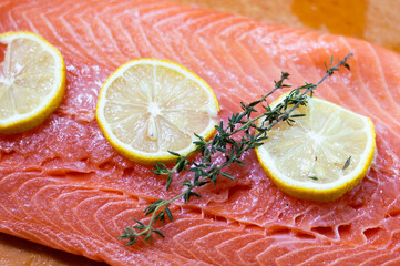 Salmon, Lemon and, Thyme