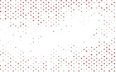 Light Red vector background with bubbles.