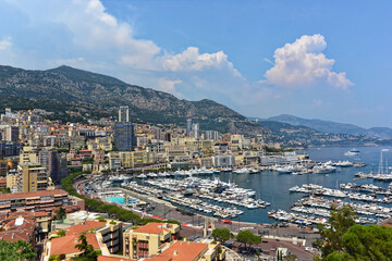 Fototapeta na wymiar port of Monte Carlo