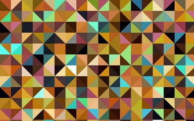 Dark Multicolor vector polygon abstract pattern.