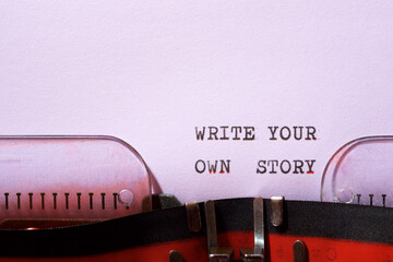 Write your own story phrase