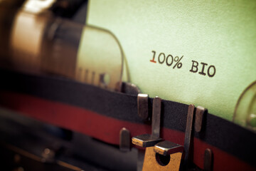 100% bio phrase