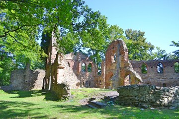 Ruiny starego Zamku Książ,  zbudowany na murach dawnego zamku piastowskiego Bolka I © Albin Marciniak