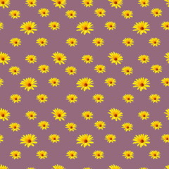 seamless pattern with flowers