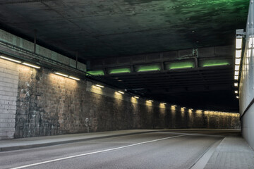 urban street tunnel