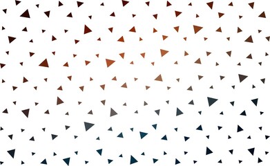 Dark Blue, Red vector  low poly layout.