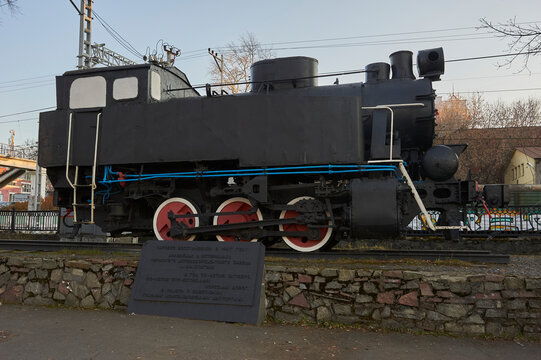 03.11.2020 year. Perm city,
Steam locomotive 9P-752 in the city of Perm near the Perm station 1
