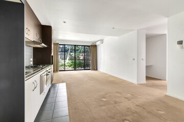 Empty and unfurnished brand new apartment