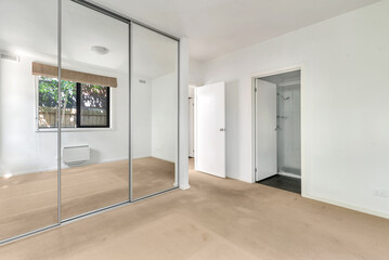 Empty and unfurnished brand new apartment