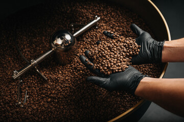 Roasting coffee