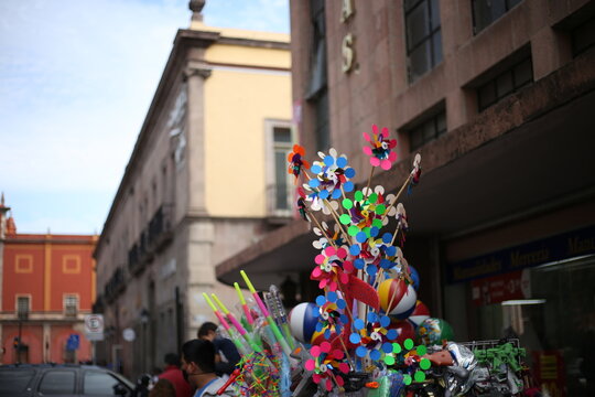 Mexican toys in mexican center