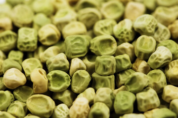 Dry pea seeds for germination background for design