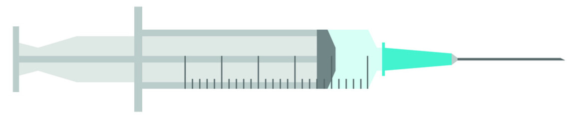 Corona and Covid vaccination injection. Virus new vaccine help syringe against coronavirus. vector illustration
