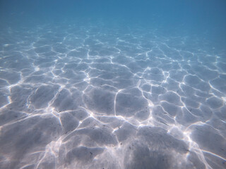 Unterwasser Hintergrund Spiegelungen Meeresboden
