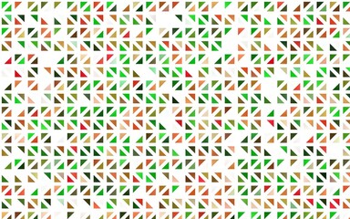 Light Green, Red vector background with triangles.