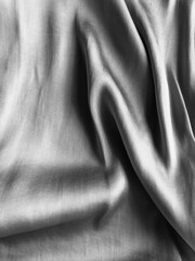 waves of silk fabric, romantic style