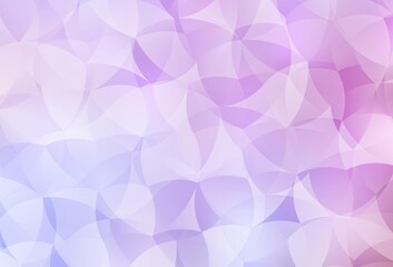 Obraz premium Light Purple, Pink vector texture with abstract forms.