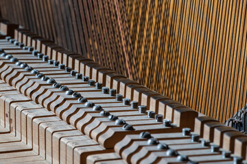 Tastenmechanik eines Klaviers