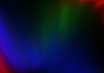 Dark Multicolor, Rainbow vector blurred bright template.