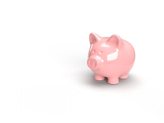 Piggybank isolated on white background