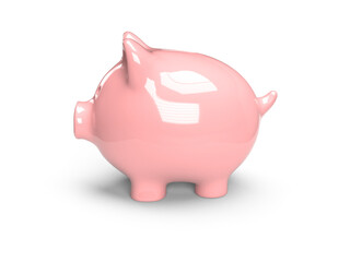 Piggybank isolated on white background