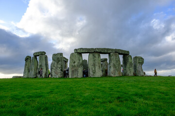 Extinction Rebellion protest in Stonehenge, England, United Kingdom. December 5, 2020.