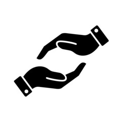 take and give icon vector illustration