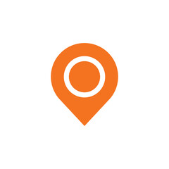 Location icon. Map pin vector symbol.