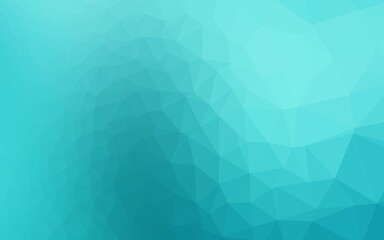 Obraz premium Light BLUE vector low poly texture.