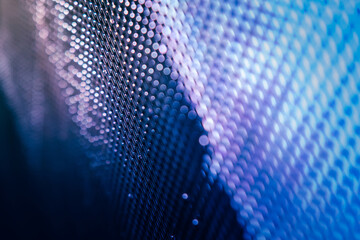 CloseUp LED blurred screen. LED soft focus background. abstract background ideal for design.
