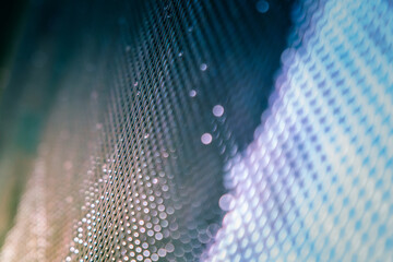 CloseUp LED blurred screen. LED soft focus background. abstract background ideal for design.
