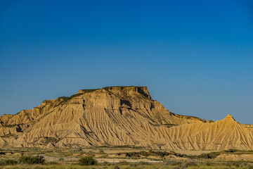 Scenery in Bardenas Reales Desert