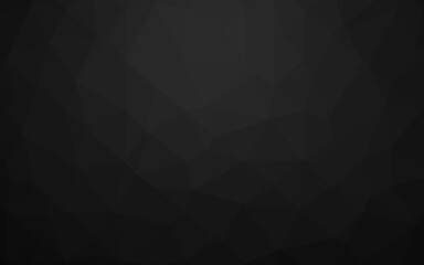 Obraz premium Dark Silver, Gray vector shining triangular template.
