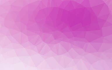 Light Purple vector polygonal template.