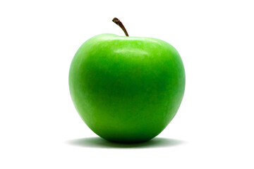 green apple isolated on white background