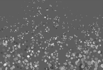 Light Silver, Gray vector pattern with lava shapes.